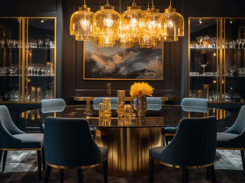 Luxury modern domestic room